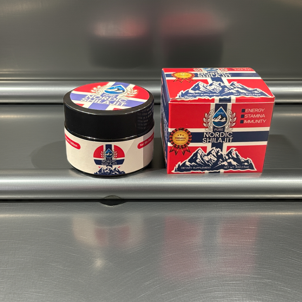 Norges meste solgte og Kundefavoritt Premium Pure Nordic Shilajit
